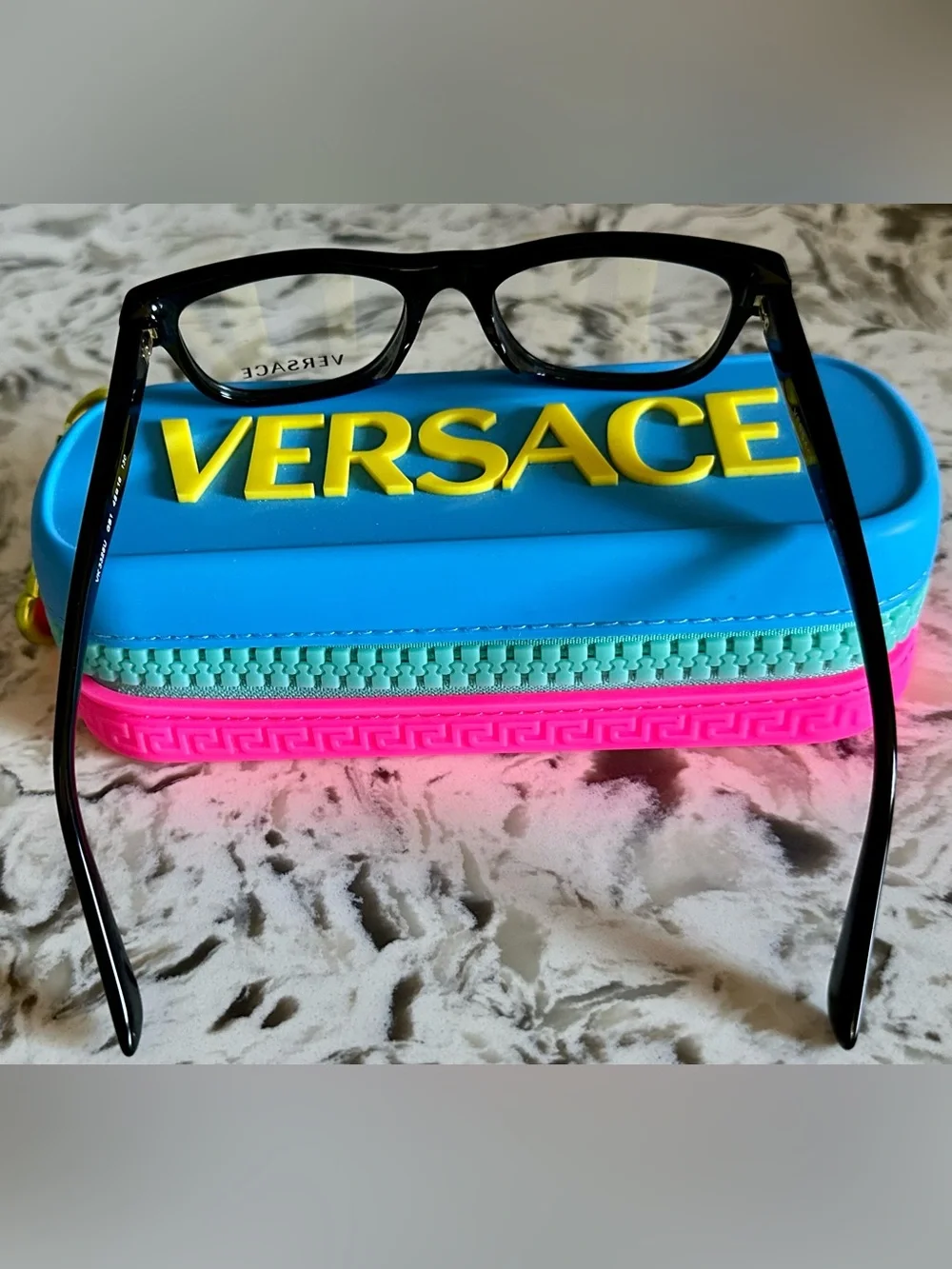 Versace Kids Eyeglasses VK 3325U GB1 Black Frames 45[]16 130 with Case